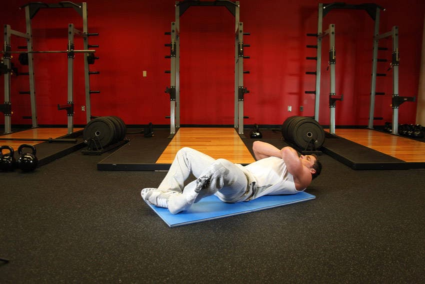 Frog Sit-Ups, start