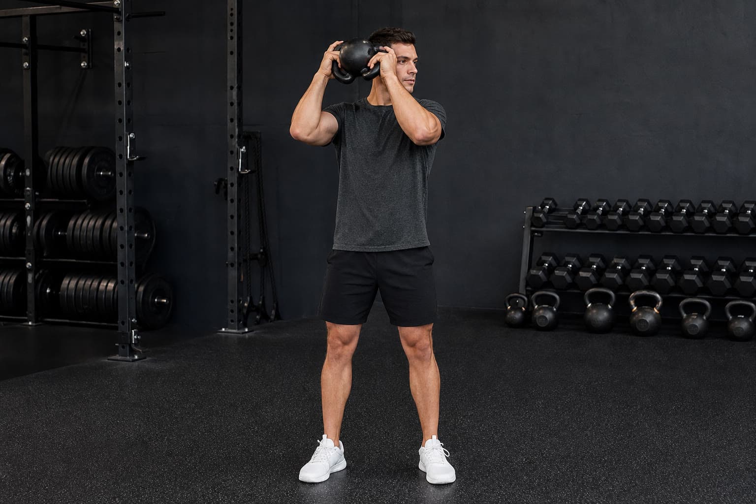 Halo con kettlebell