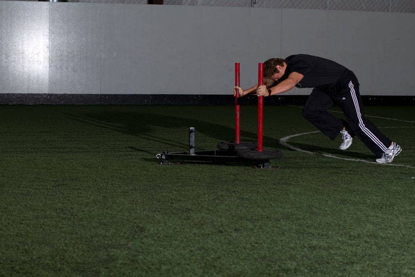 Sprint con trineo prowler, inicio