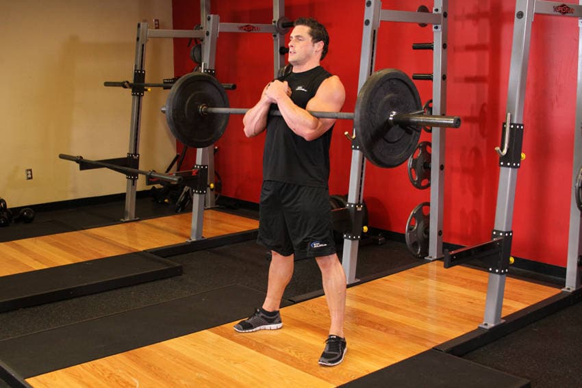 Zercher Squats, start