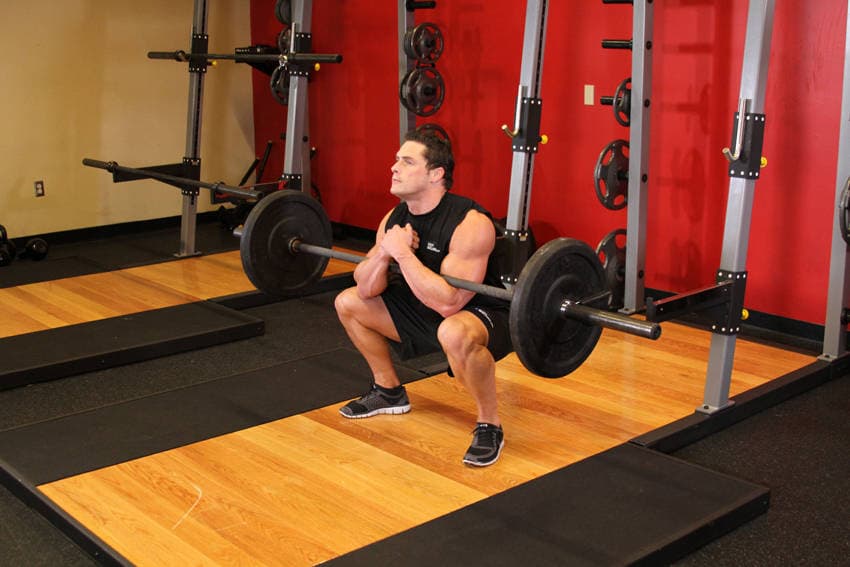 Zercher Squats, end