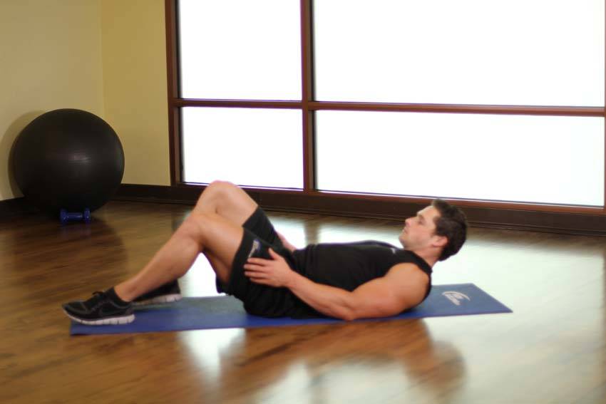 Tobillo sobre la rodilla, inicio