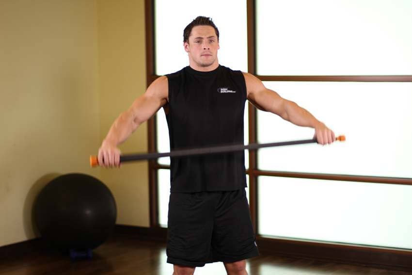 Chest And Front Of Shoulder Stretch, start