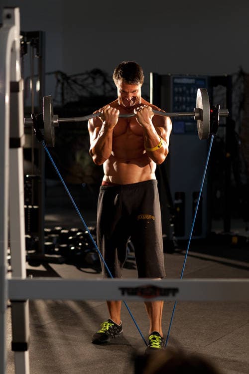 Close-Grip EZ-Bar Curl with Band, end