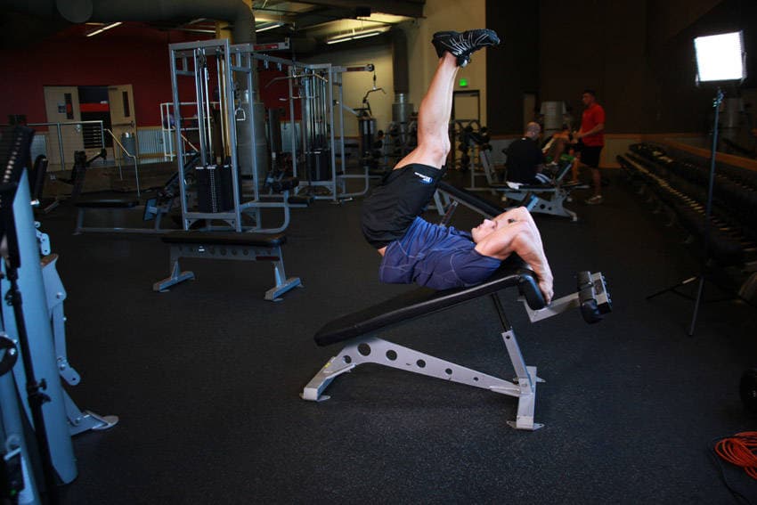 Decline Reverse Crunch, end
