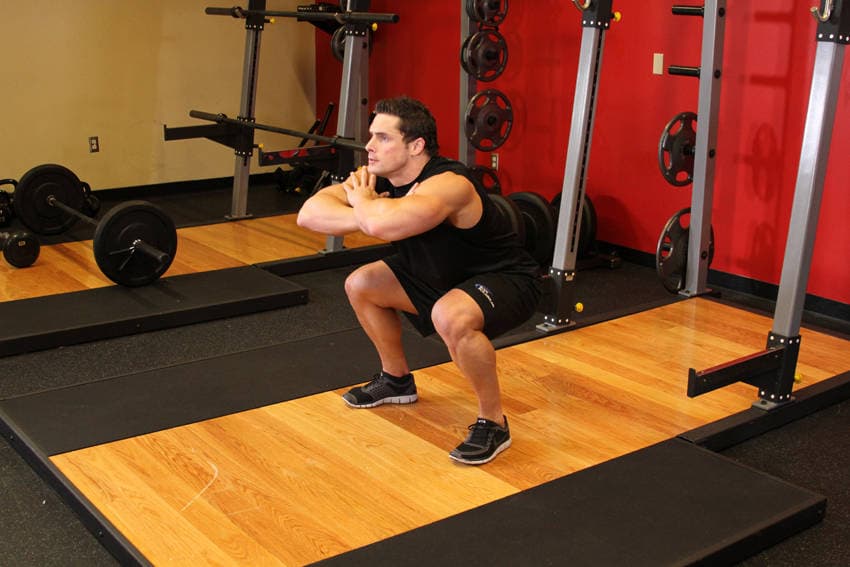 Freehand Jump Squat, start