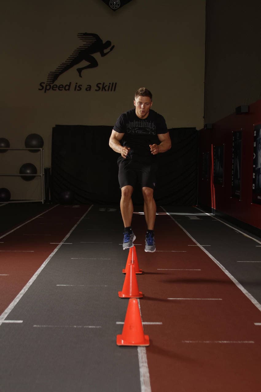 Front Cone Hops (or hurdle hops), end