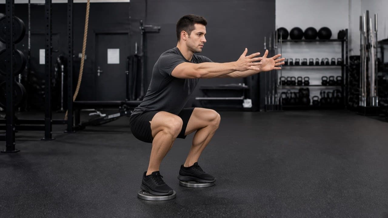 Heels-Elevated Squat