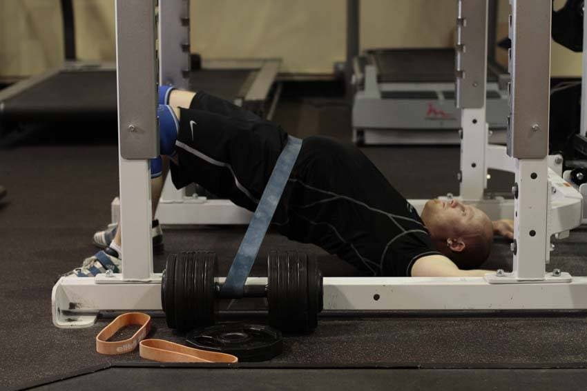 Hip Lift with Band, end