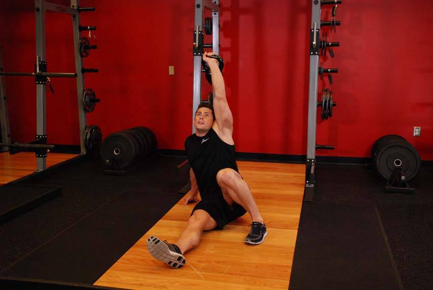 Kettlebell Turkish Get-Up (Squat style), end