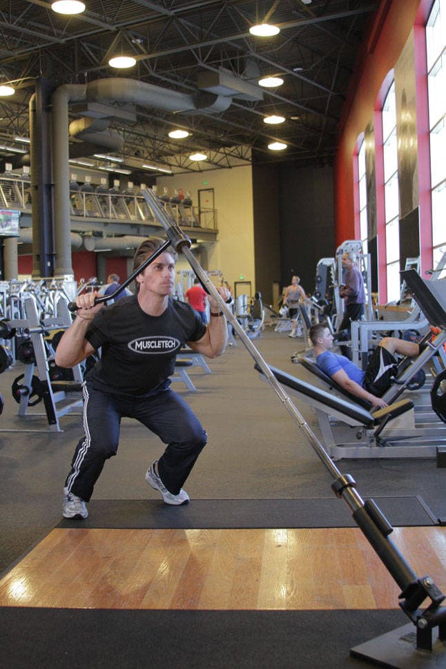 Jammer lineal con landmine, inicio