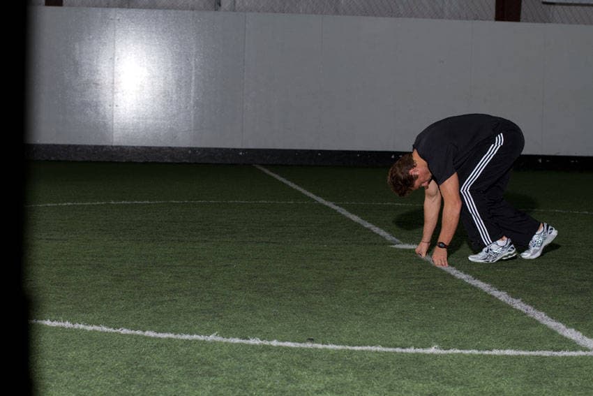 Técnica de salida lineal en tres partes, inicio