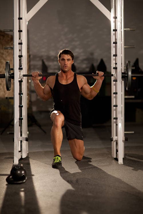 Zancada con sprint, inicio