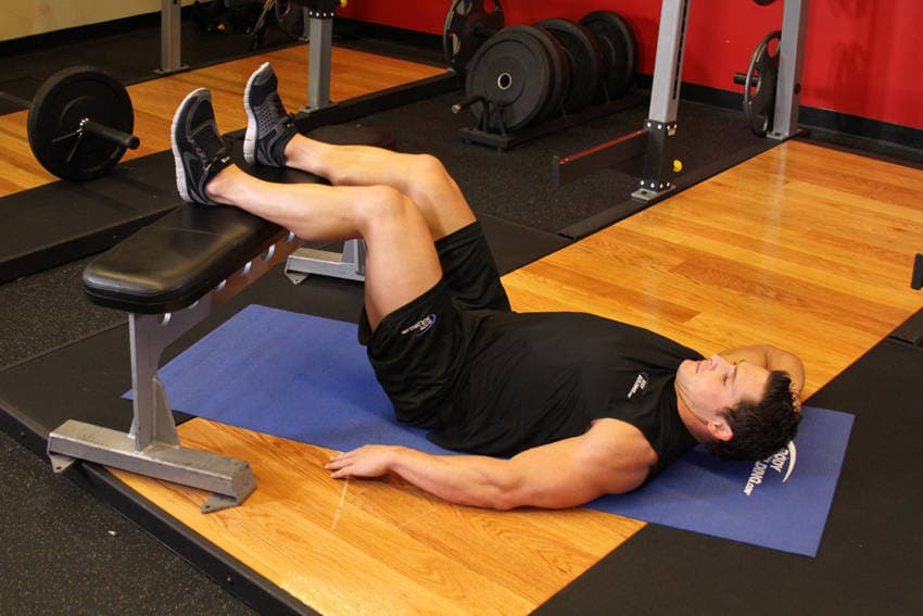 Crunch oblicuo, inicio