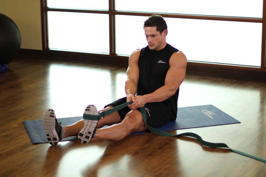 Estiramiento del tibial posterior, inicio