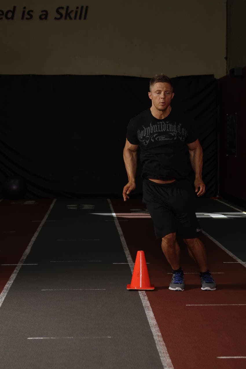 Side Hop-Sprint, start