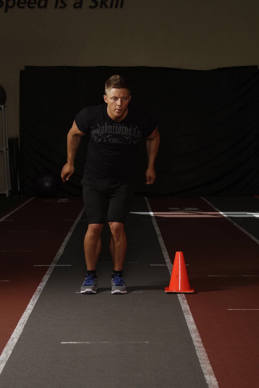 Side Hop-Sprint, end