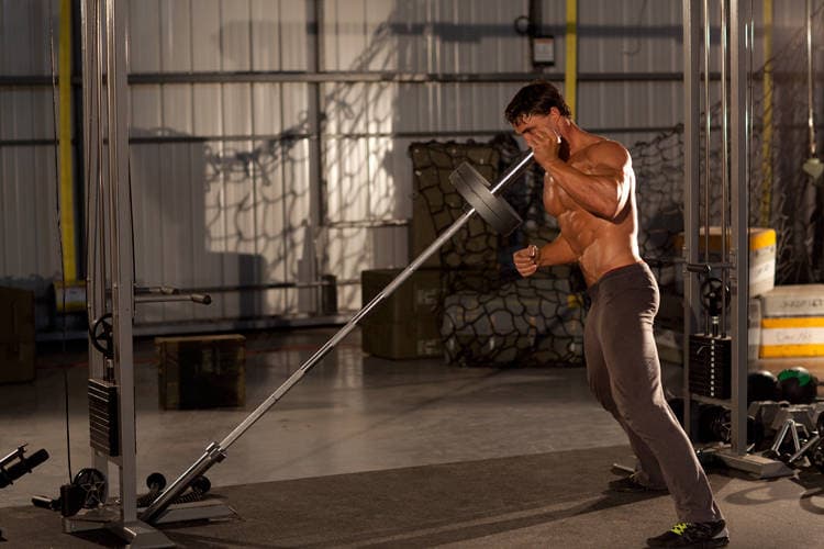Jammer lineal a un brazo, inicio