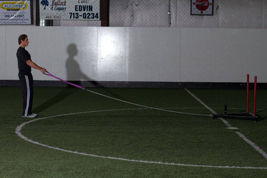 Apertura invertida con trineo, inicio