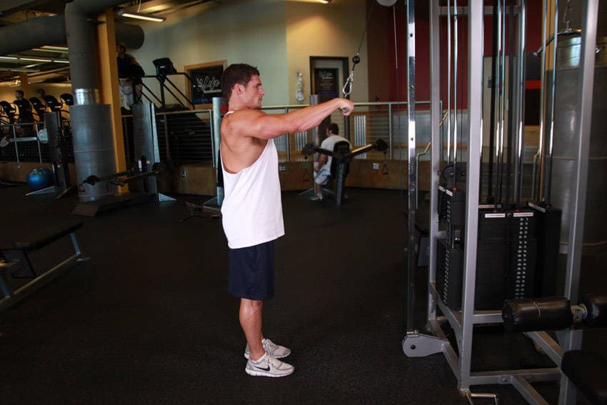 Straight-Arm Pulldown, start